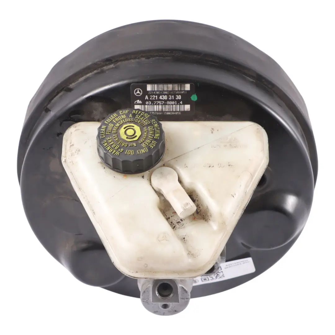 Servo de Freno Bomba Booster Cilindro Maestro Unidad para Mercedes W221 con número de pieza A2214303630 Mercedes W221 Servo de Freno Bomba Booster Cilindro Maestro Unidad - SKU A2214303630 - Número de pieza A2214303630
