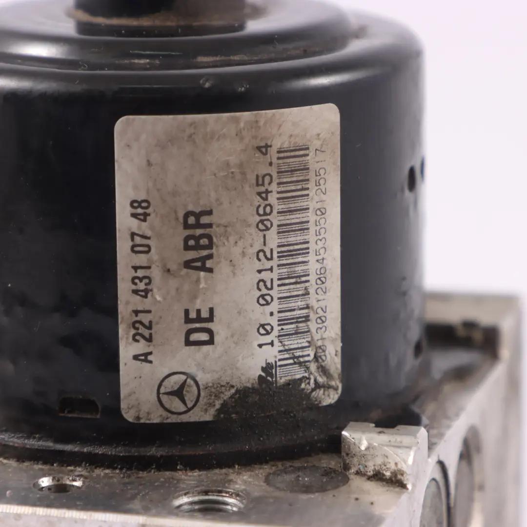 Mercedes W221 ABS Pump Control Modulator Hydraulic Unit Block - SKU A2214319712 - Part number A2214319712