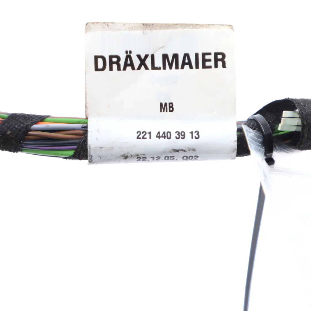 Mercedes W221 Door Wiring Front Left N/S Harness Loom - SKU A2214403913 - Part number A2214403913