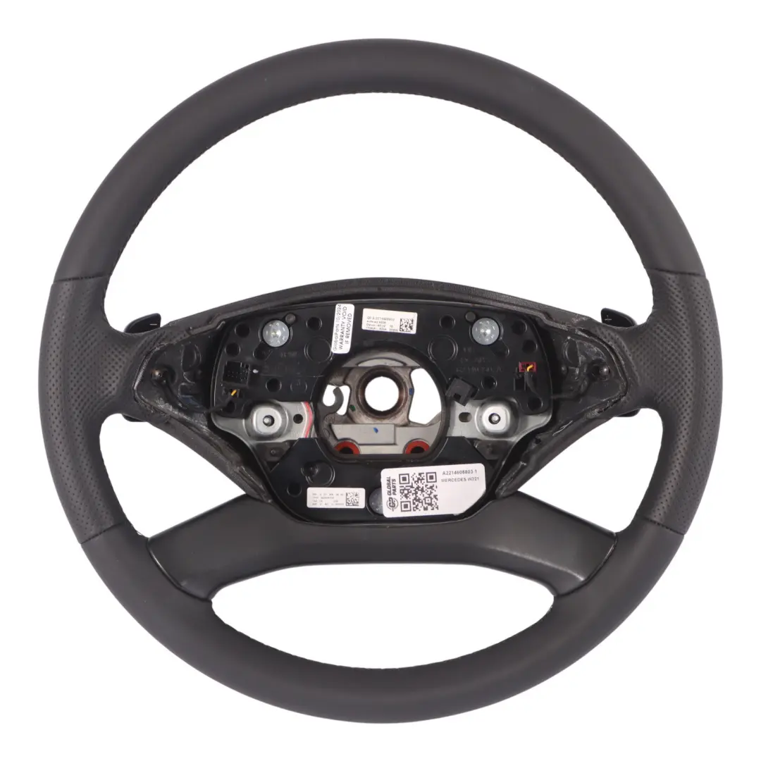 NEU Schwarzes Leder Lenkrad Schaltwippen für Mercedes C216 W221 mit Teilenummer A2214608803 Mercedes C216 W221 NEU Schwarzes Leder Lenkrad Schaltwippen - SKU A2214608803-1 - Teilenummer A2214608803