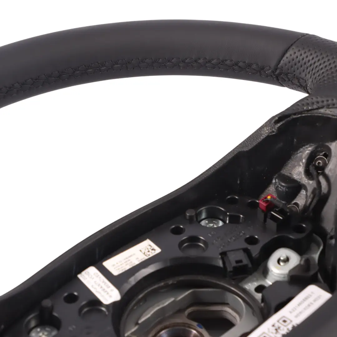 Mercedes C216 W221 NEW Black Leather Steering Wheel Paddle Shift - SKU A2214608803-1 - Part number A2214608803