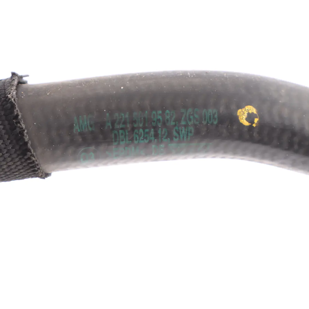 S65 AMG M275 Low Temperature Pump Pipe Hose Line to Mercedes W221 with Part number A2215019582 Mercedes W221 S65 AMG M275 Low Temperature Pump Pipe Hose Line - SKU A2215019582 - Part number A2215019582