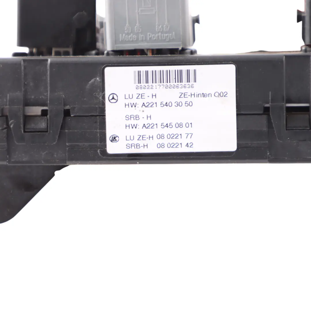Mercedes W221 Rear SAM Fuse Box Power Distribution Control Unit - SKU A2215403050 - Part number A2215403050