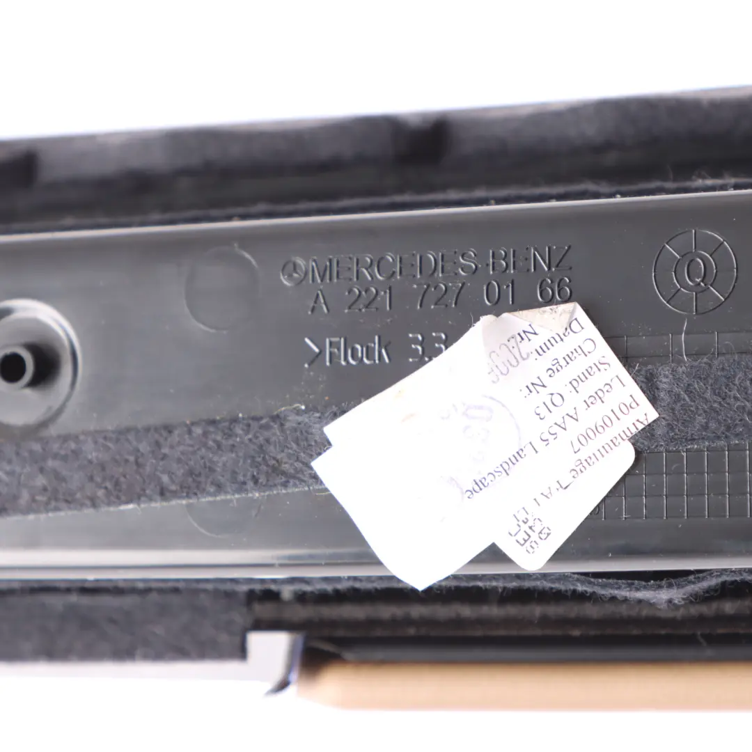 Front Door Card Arm Rest Armrest Left N/S Leather to Mercedes W221 with Part number A2217201595 Mercedes W221 Front Door Card Arm Rest Armrest Left N/S Leather - SKU A2217201595-1 - Part number A2217201595