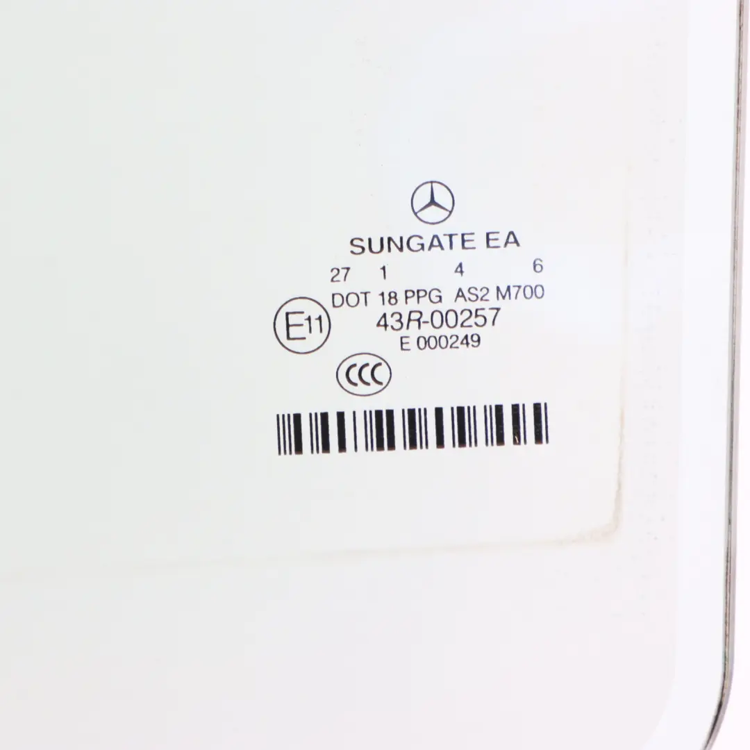 Seitenfensterglas hinten AS2 Links für Mercedes W221 mit Teilenummer A2217301718 Mercedes W221 Seitenfensterglas hinten AS2 Links - SKU A2217301718 - Teilenummer A2217301718
