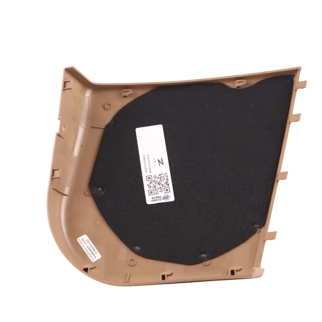 Mercedes W221 Cache De Haut-Parleur Arrière Droit - SKU A2217370288-2 - Numéro de pièce A2217370288