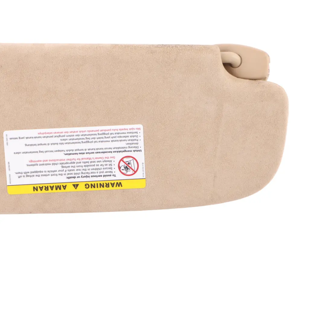 Mercedes W221 Front Sun Blade Visor Mirror Right O/S Panel - SKU A2218101410 - Part number A2218101410