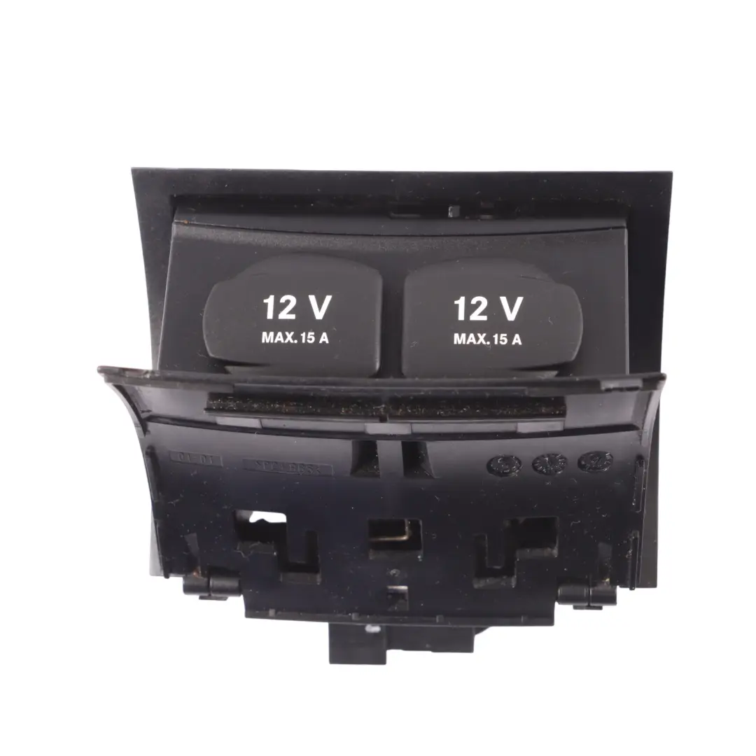 Mercedes W221 Centre Console Rear Cigarette Lighter Socket Black - SKU A2218200009-1 - Part number A2218200009
