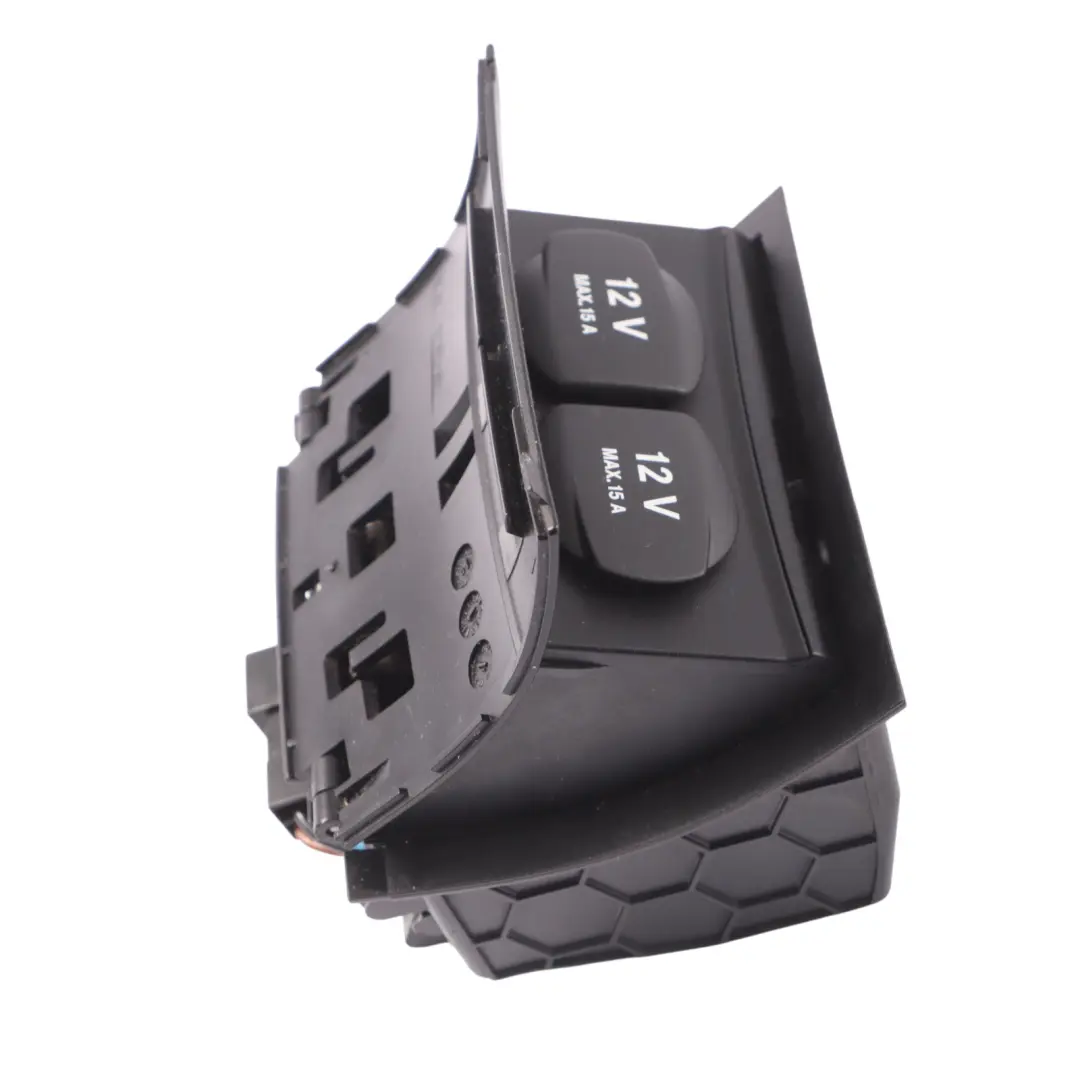 Mercedes W221 Centre Console Rear Cigarette Lighter Socket Black - SKU A2218200009-1 - Part number A2218200009