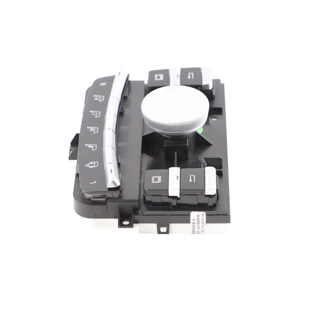 Armrest Operating Unit Panel Switch Button to Mercedes W221 Rear Seat with Part number A2218201497 Mercedes W221 Rear Seat Armrest Operating Unit Panel Switch Button - SKU A2218201497 - Part number A2218201497