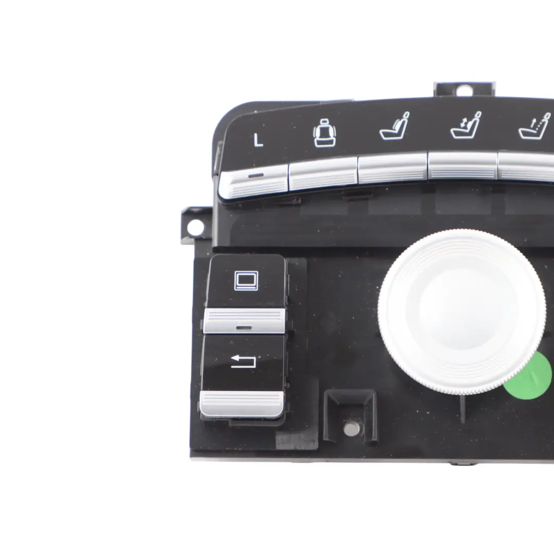 Armrest Operating Unit Panel Switch Button to Mercedes W221 Rear Seat with Part number A2218201497 Mercedes W221 Rear Seat Armrest Operating Unit Panel Switch Button - SKU A2218201497 - Part number A2218201497