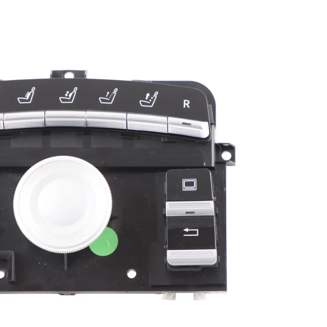 Armrest Operating Unit Panel Switch Button to Mercedes W221 Rear Seat with Part number A2218201497 Mercedes W221 Rear Seat Armrest Operating Unit Panel Switch Button - SKU A2218201497 - Part number A2218201497