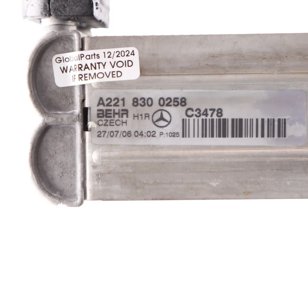 Evaporator Rear Passenger A/C Climate Air Conditioning to Mercedes W221 with Part number A2218300258 Mercedes W221 Evaporator Rear Passenger A/C Climate Air Conditioning - SKU A2218300258 - Part number A2218300258