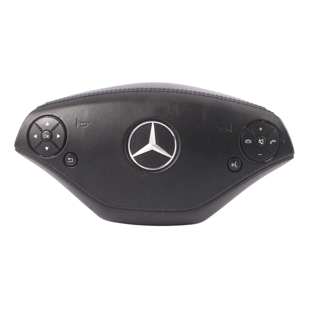 Poduszka Kierownicy Airbag Multifunkcja Skóra Czarna do Mercedes C216 W221 o numerze A2218602902 Mercedes C216 W221 Poduszka Kierownicy Airbag Multifunkcja Skóra Czarna - SKU A2218602902-1 - Numer Części A2218602902