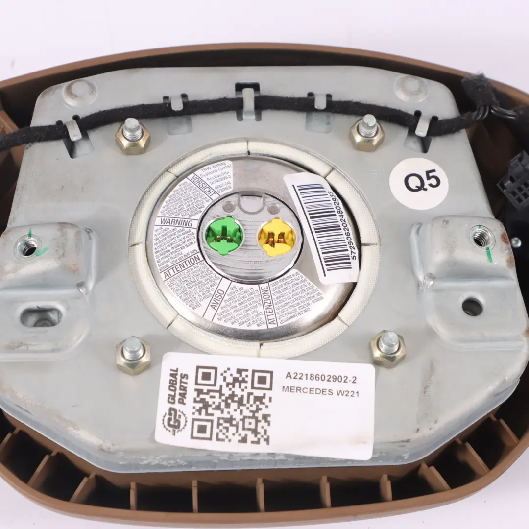  Module Air Mercedes C216 W221 Volant Boutons Cuir - SKU A2218602902-2 - Numéro de pièce A2218602902