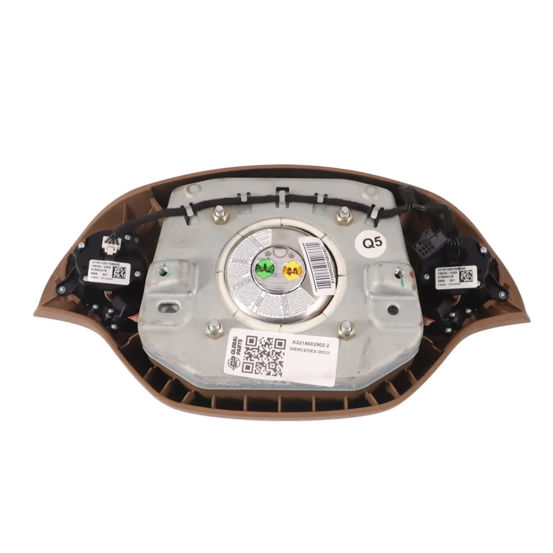  Module Air Mercedes C216 W221 Volant Boutons Cuir - SKU A2218602902-2 - Numéro de pièce A2218602902