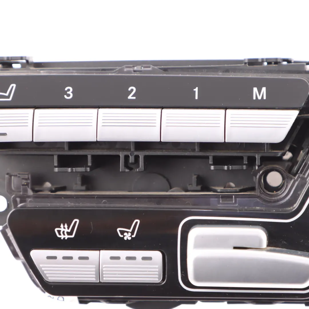 Front Seat Adjustment Memory Control Switch to Mercedes W221 with Part number A2218700758 Mercedes W221 Front Seat Adjustment Memory Control Switch - SKU A2218700758 - Part number A2218700758