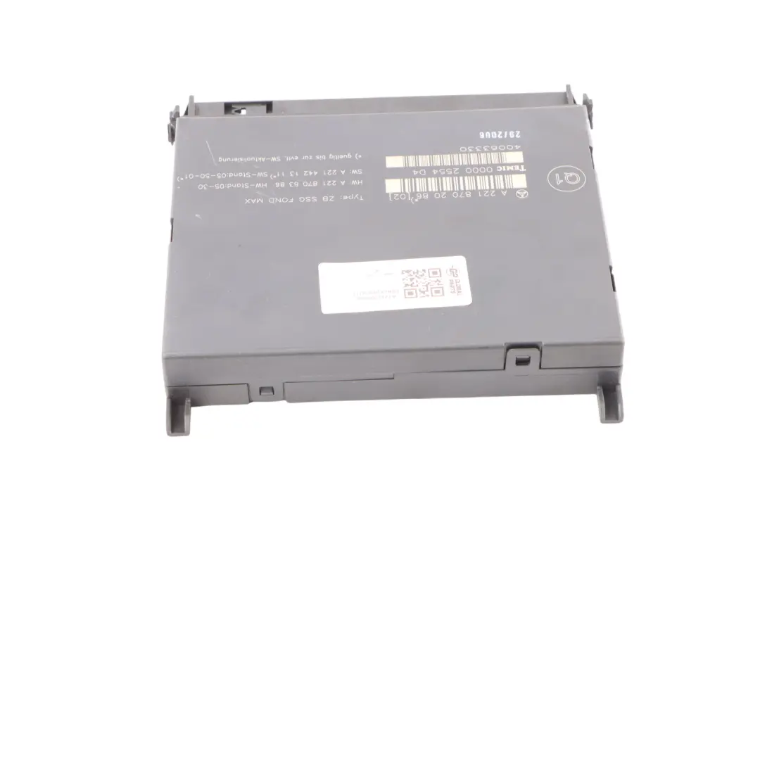 Mercedes W221 Rear Seat Control Module Unit ECU - SKU A2218702086 - Part number A2218702086