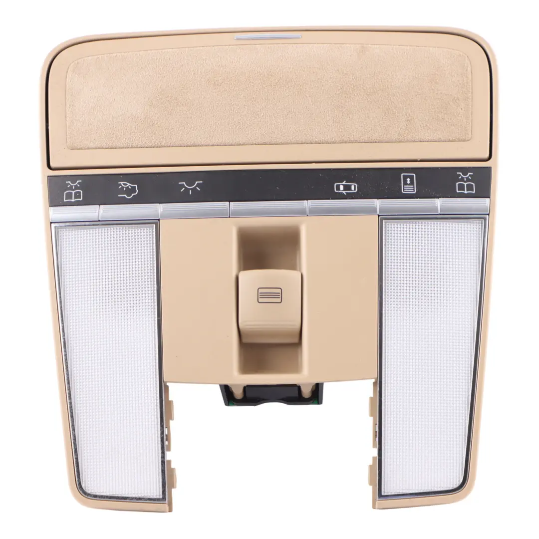 Interior Roof Light Front Reading Lamp Sunroof Switch to Mercedes W221 with Part number A2218703586 Mercedes W221 Interior Roof Light Front Reading Lamp Sunroof Switch - SKU A2218703586 - Part number A2218703586