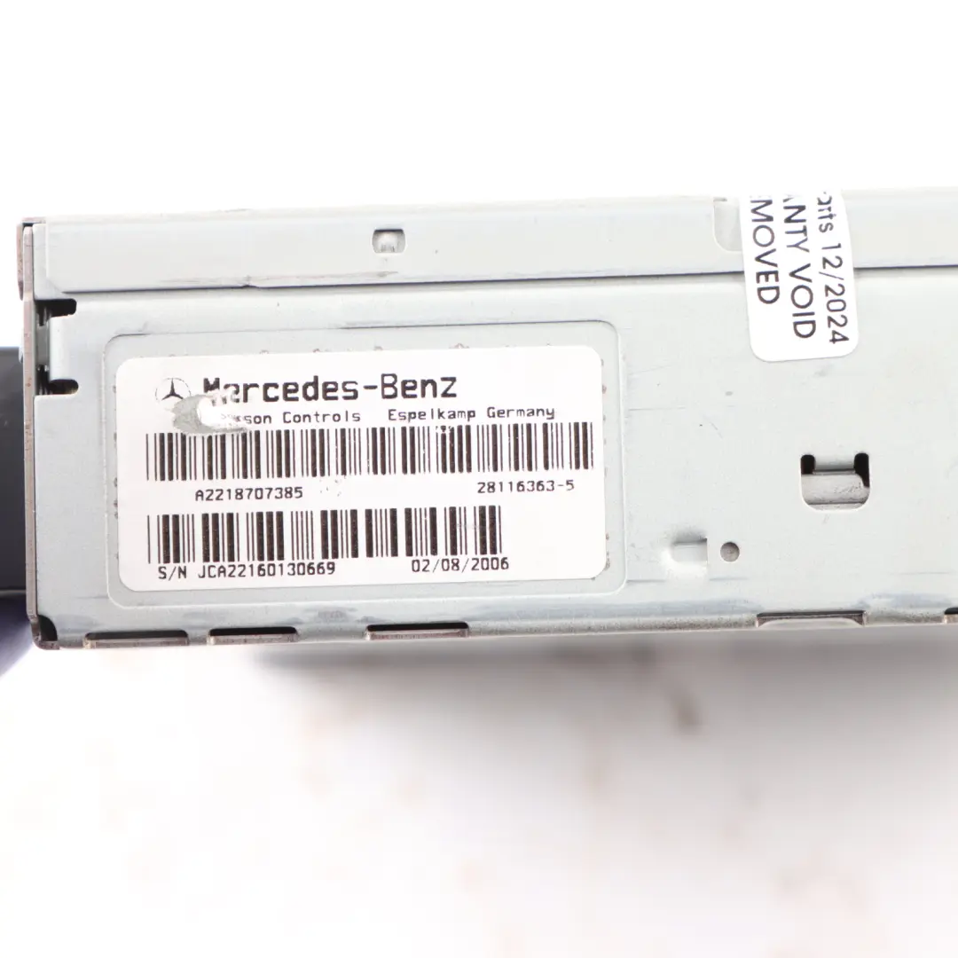 Mercedes W221 Sistema intrattenimento DVD posteriore lettore video - SKU A2218707385 - Numero di parte A2218707385