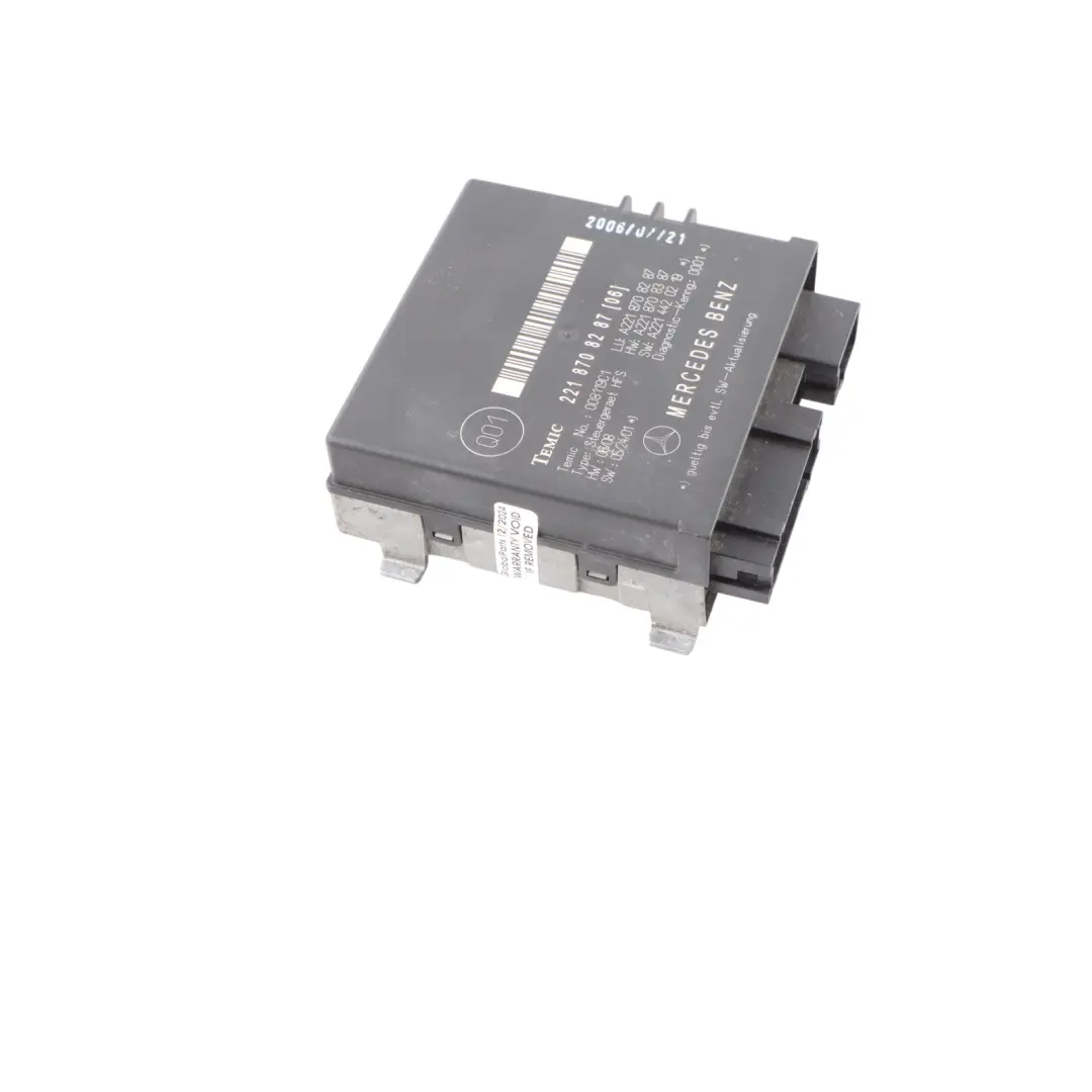 Mercedes W221 Boot Lid Remote Open Close Trunk Control Module - SKU A2218708287 - Part number A2218708287