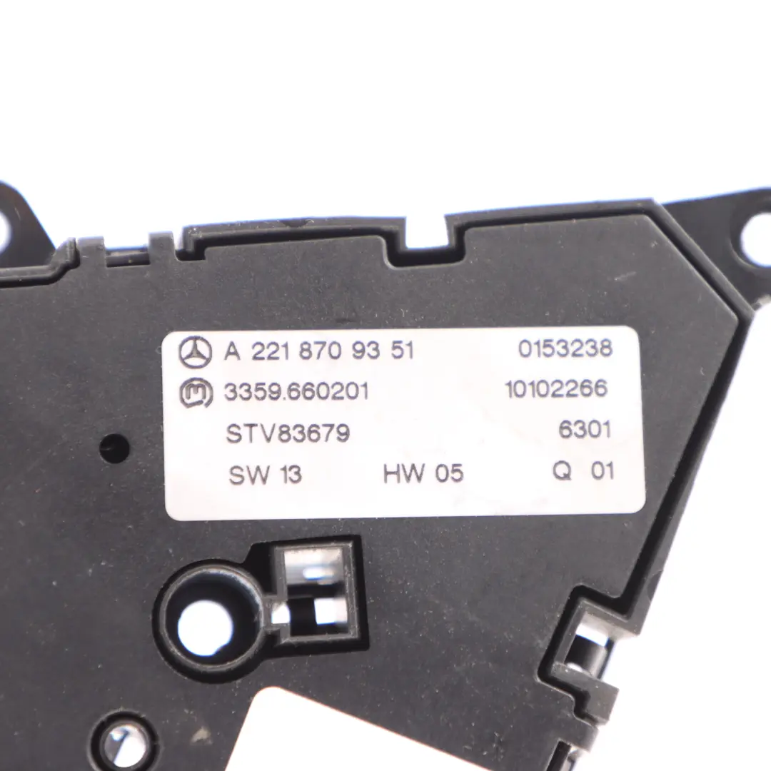 Mercedes W221 Electric Seat Adjuster Switch Button Rear Right O/S A2218709851 - SKU A2218709351 - Part number A2218709351