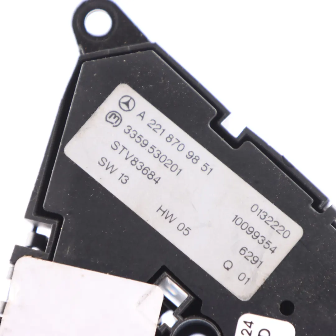 Adjuster Switch Button Rear Left N/S to Mercedes W221 Electric Seat with Part number A2218709851 Mercedes W221 Electric Seat Adjuster Switch Button Rear Left N/S - SKU A2218709851 - Part number A2218709851