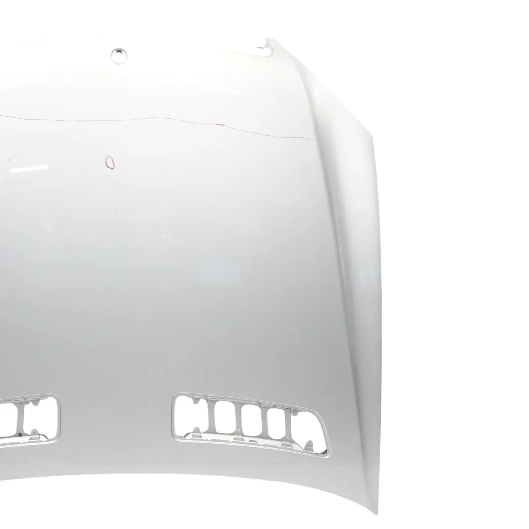 Hood Bonnet Trim Panel Iridium Silver Metallic - 775 to Mercedes W221 with Part number A2218800157 Mercedes W221 Hood Bonnet Trim Panel Iridium Silver Metallic - 775 - SKU A2218800157-IRS - Part number A2218800157