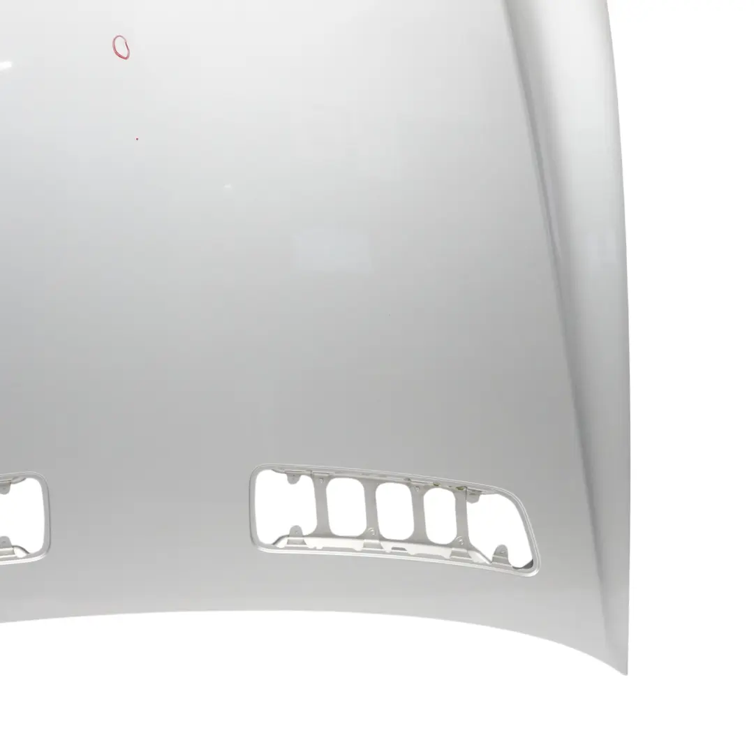 Hood Bonnet Trim Panel Iridium Silver Metallic - 775 to Mercedes W221 with Part number A2218800157 Mercedes W221 Hood Bonnet Trim Panel Iridium Silver Metallic - 775 - SKU A2218800157-IRS - Part number A2218800157