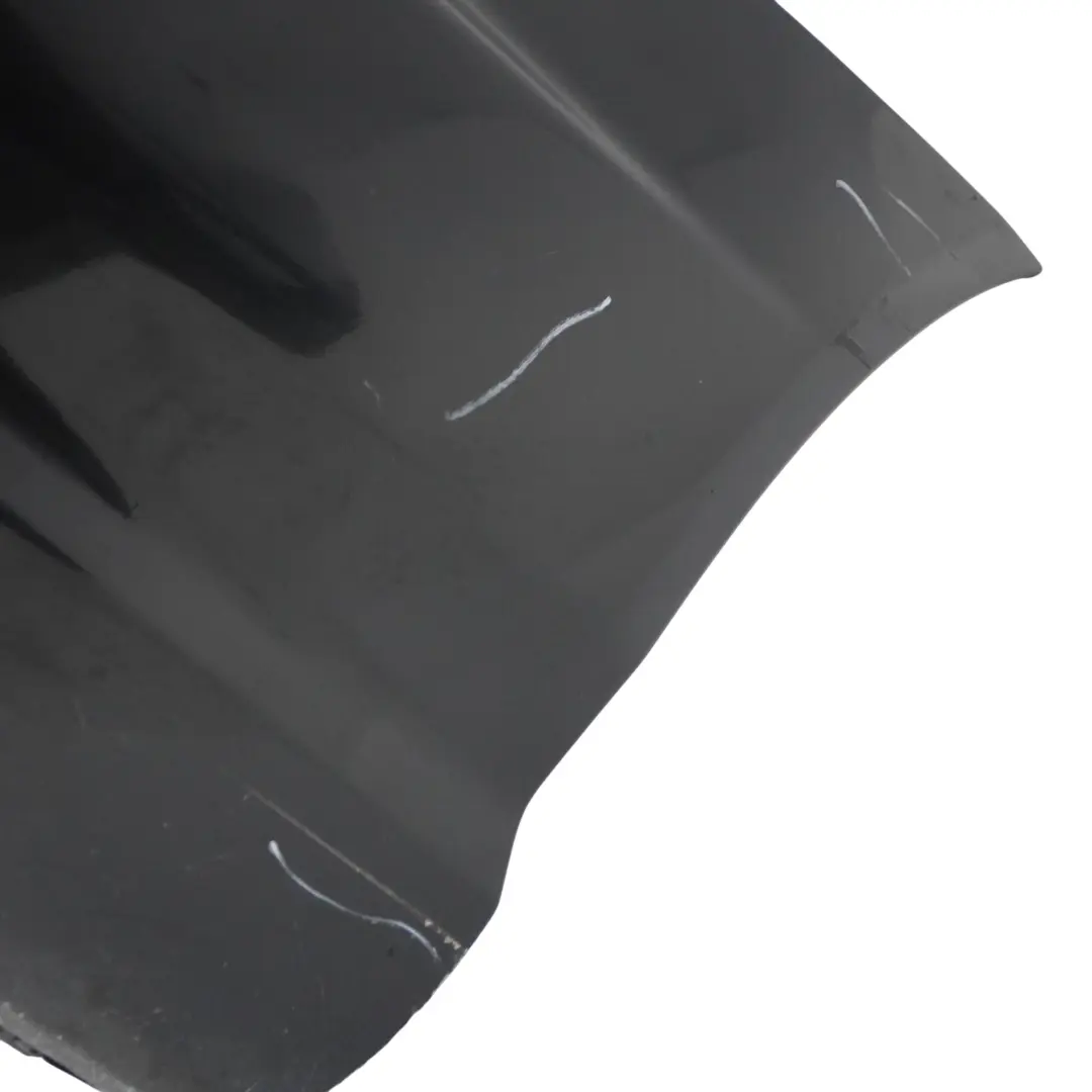 Bumper AMG V12 S65 Trim Panel Obsidian Black Metallic - 197 Mercedes W221 Rear - SKU A2218802040-OB - Part number A2218802040