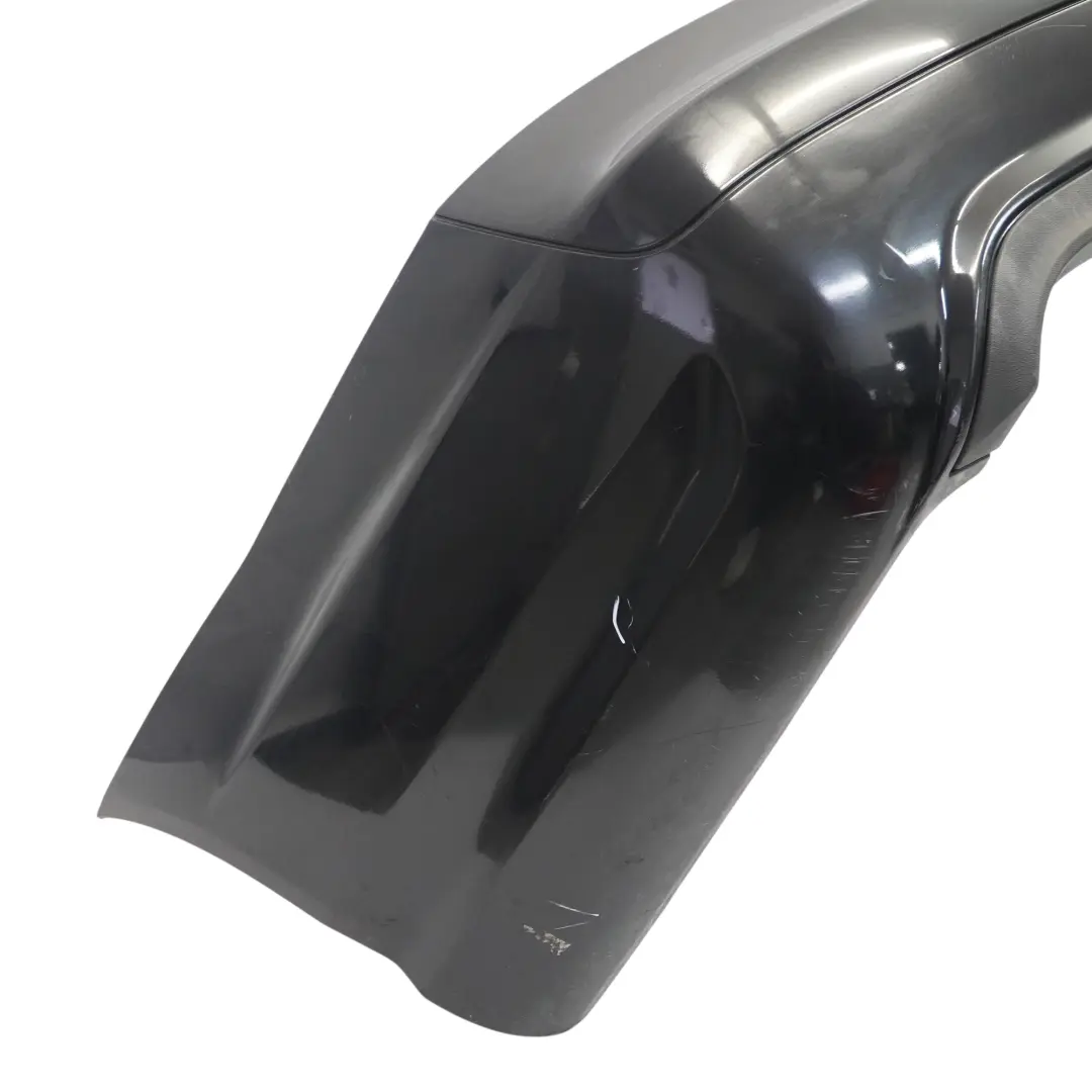 Bumper AMG V12 S65 Trim Panel Obsidian Black Metallic - 197 Mercedes W221 Rear - SKU A2218802040-OB - Part number A2218802040