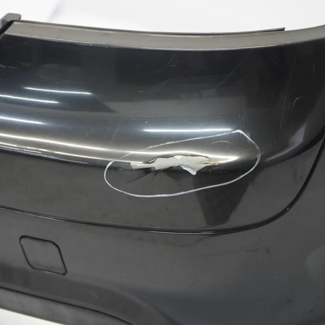 Bumper AMG V12 S65 Trim Panel Obsidian Black Metallic - 197 Mercedes W221 Rear - SKU A2218802040-OB - Part number A2218802040