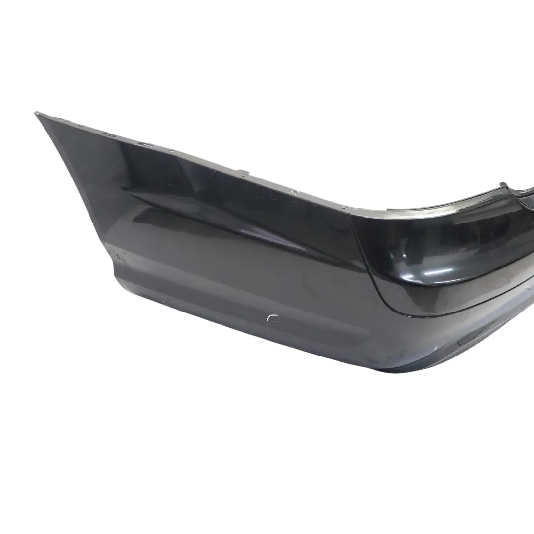 Bumper AMG V12 S65 Trim Panel Obsidian Black Metallic - 197 to Mercedes W221 Rear with Part number A2218802040 Mercedes W221 Rear Bumper AMG V12 S65 Trim Panel Obsidian Black Metallic - 197 - SKU A2218802040-OB - Part number A2218802040