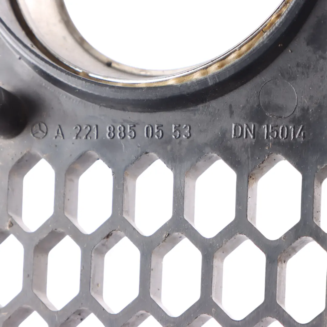 Front Bumper Fog Light Lamp Cover Left N/S Grille to Mercedes W221 AMG with Part number A2218850553 Mercedes W221 AMG Front Bumper Fog Light Lamp Cover Left N/S Grille - SKU A2218850553 - Part number A2218850553