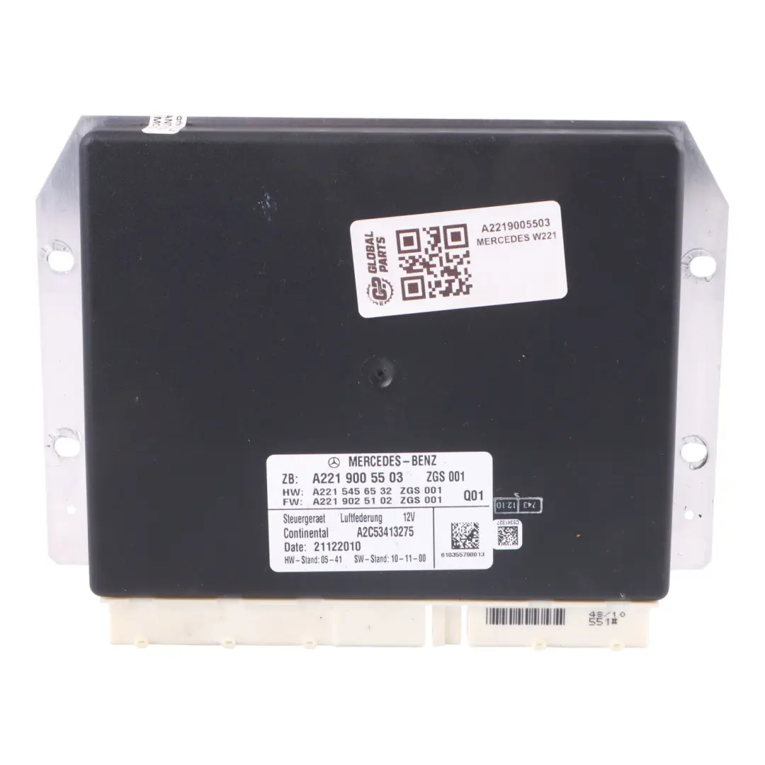 Module de suspension pneumatique Unité de contrôle pour Mercedes W221 à propos du numéro de pièce A2219005503 Mercedes W221 Module de suspension pneumatique Unité de contrôle - SKU A2219005503 - Numéro de pièce A2219005503