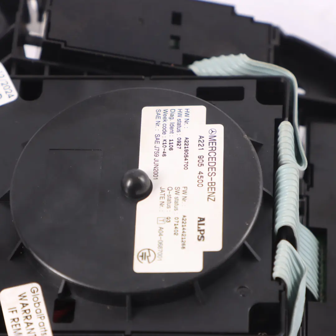 Mercedes W221 Comand Sat Nav Navigation Schalter Kontroller - SKU A2219054500-2 - Teilenummer A2219054500