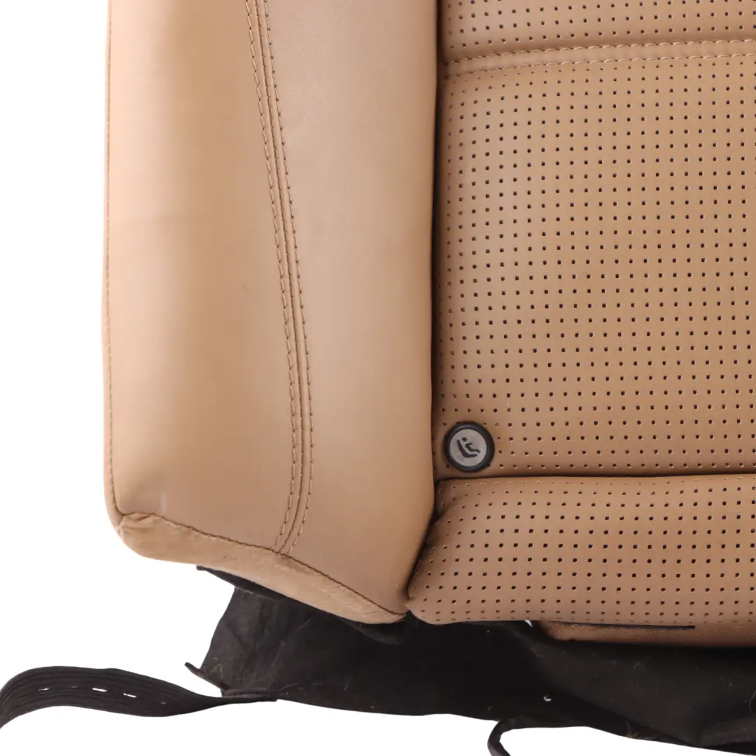 Mercedes W221 Front Seat Back Rest Cover Cushion Heated Left N/S - SKU A2219203947 - Part number A2219203947