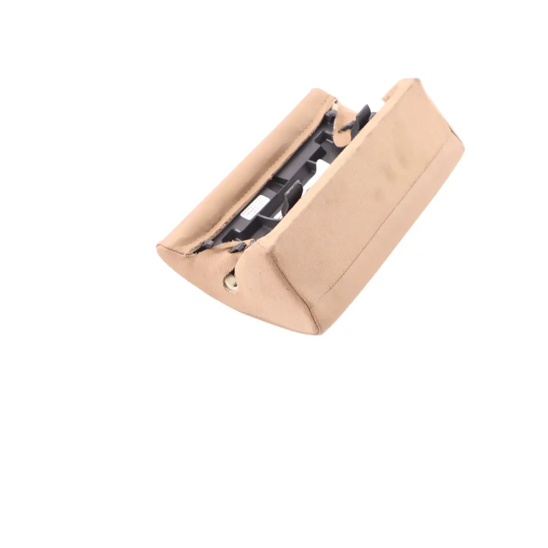 Mercedes W221 Rear Seat Bench Armrest Beige Leather Arm Rest Panel - SKU A2219230038-1 - Part number A2219230038