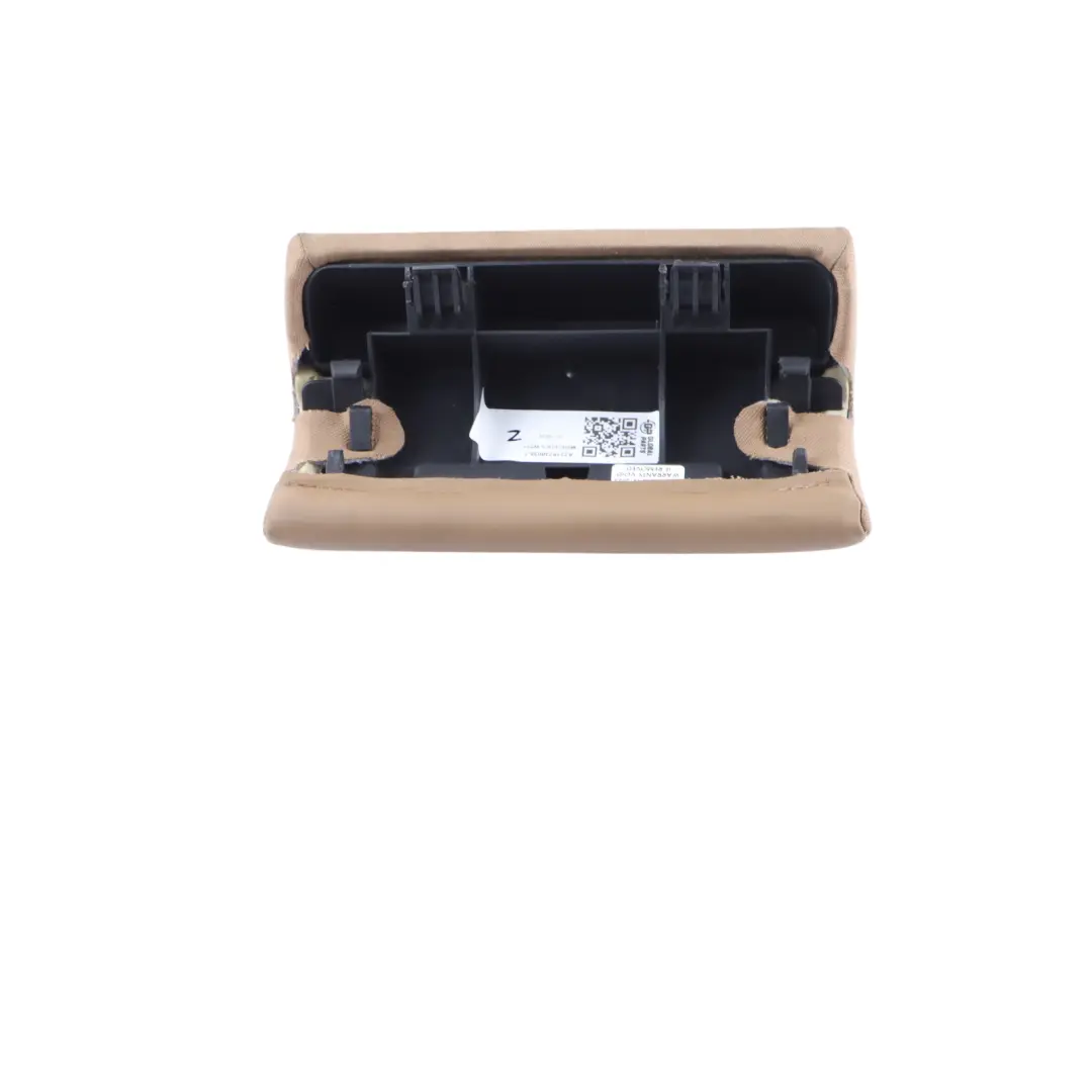Mercedes W221 Rear Seat Bench Armrest Beige Leather Arm Rest Panel - SKU A2219230038-1 - Part number A2219230038
