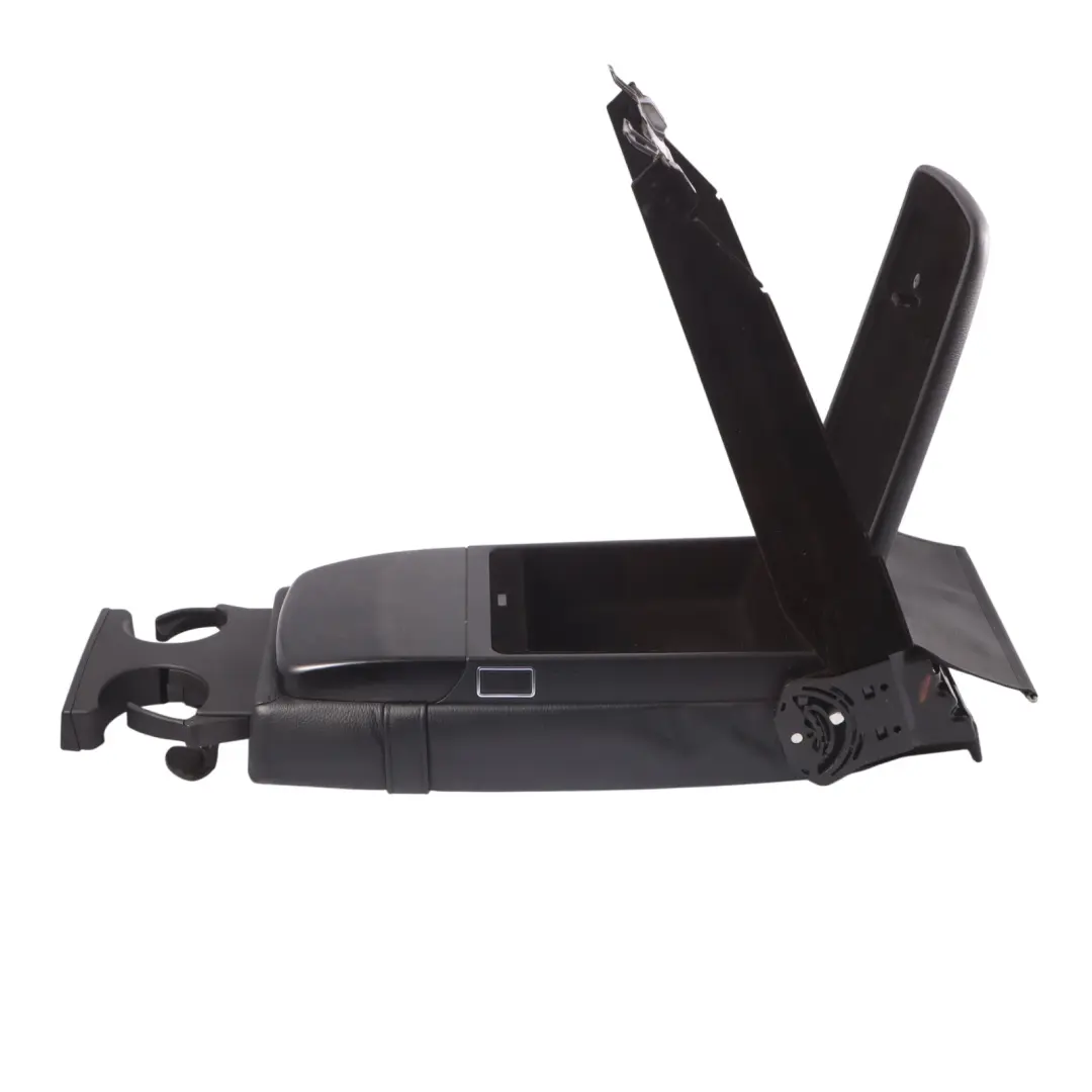 Mercedes W221 Sedile posteriore Bracciolo elettrico Portabicchieri pelle nera - SKU A2219704731-2 - Numero di parte A2219704731