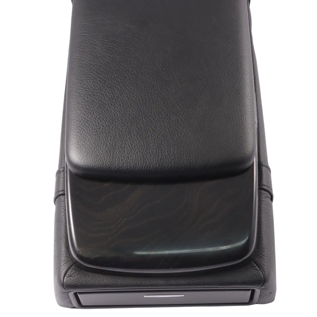 Mercedes W221 Asiento Central Eléctrico Apoyabrazos Portavasos Cuero Negro - SKU A2219704731-2 - Número de pieza A2219704731