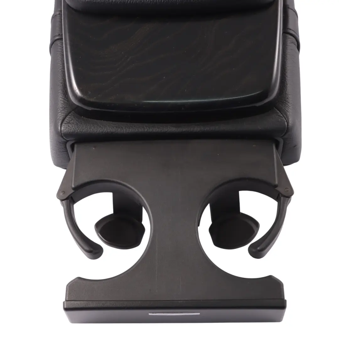 Mercedes W221 Asiento Central Eléctrico Apoyabrazos Portavasos Cuero Negro - SKU A2219704731-2 - Número de pieza A2219704731