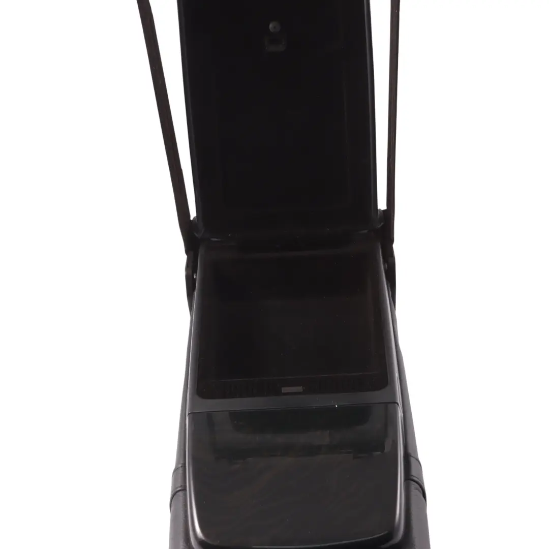 Mercedes W221 Asiento Central Eléctrico Apoyabrazos Portavasos Cuero Negro - SKU A2219704731-2 - Número de pieza A2219704731