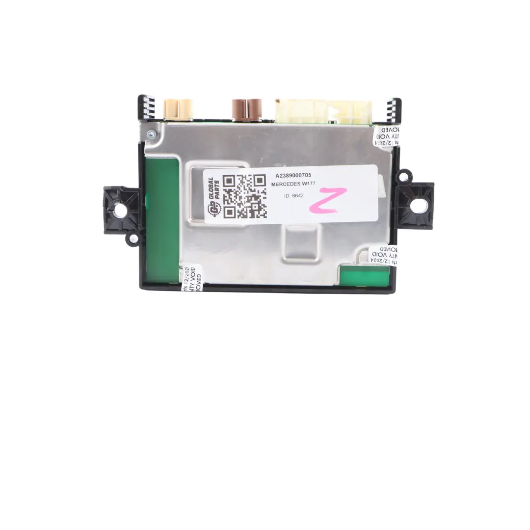Bluetooth Control Module Mobile Phone ECU to Mercedes C118 W177 W205 with Part number A2389000705 Mercedes C118 W177 W205 Bluetooth Control Module Mobile Phone ECU - SKU A2389000705 - Part number A2389000705