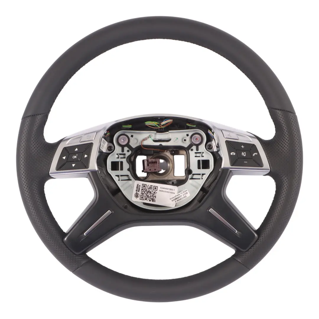 Mercedes W204 NUEVO volante de cuero negro multifunción - SKU A2464601503-1 - Número de pieza A2464601503