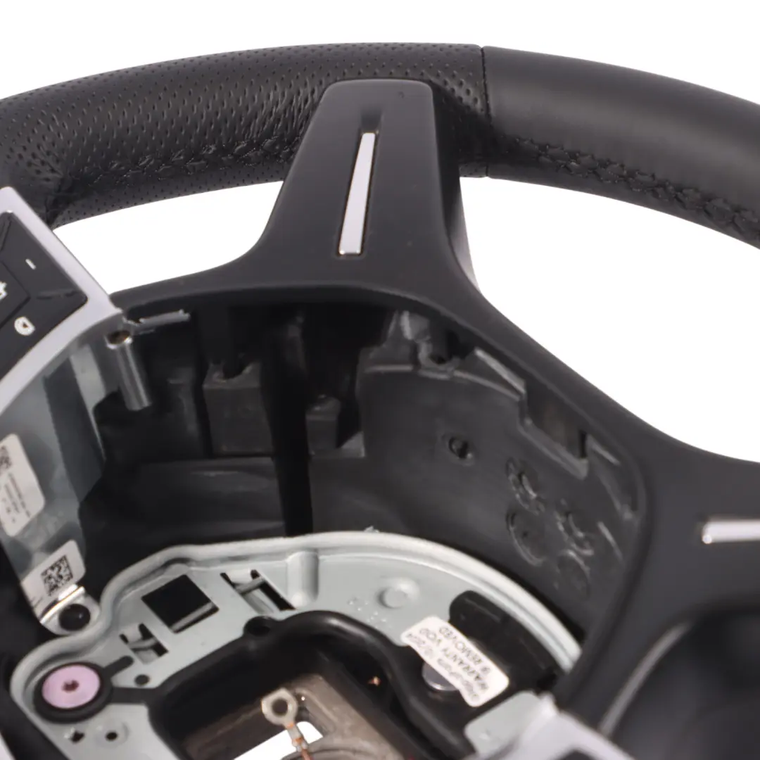 Mercedes W204 NEW Black Leather Steering Wheel Multifunction - SKU A2464605203-2 - Part number A2464605203