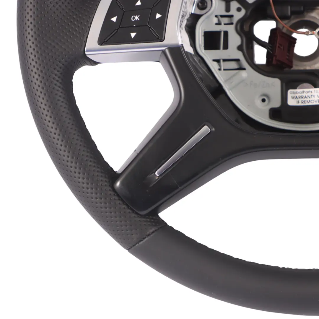 Mercedes W204 NOUVEAU Volant Multifonction en Cuir Noir - SKU A2464605203-2 - Numéro de pièce A2464605203