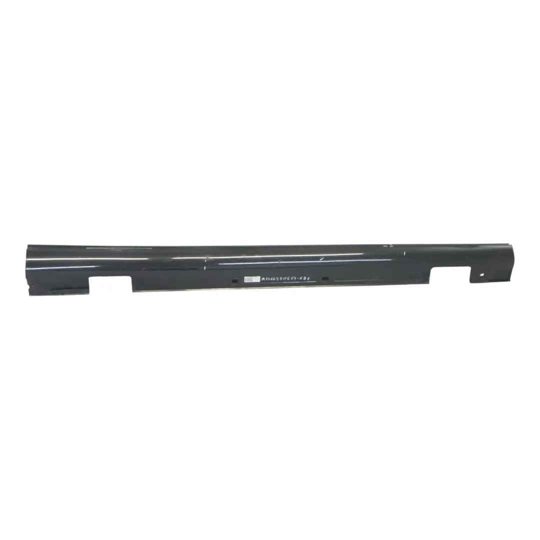 Mercedes W176 W246 Próg Prawy Nakładka Listwa Cosmic Black Czarny - 191 - SKU A2466980654-KB1 - Numer Części A2466980654