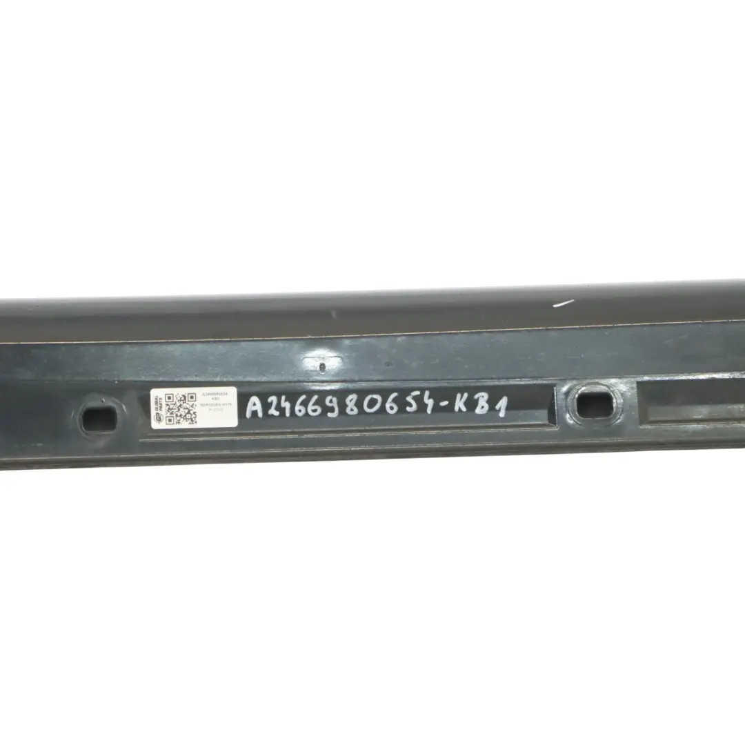 Mercedes W176 W246 Próg Prawy Nakładka Listwa Cosmic Black Czarny - 191 - SKU A2466980654-KB1 - Numer Części A2466980654