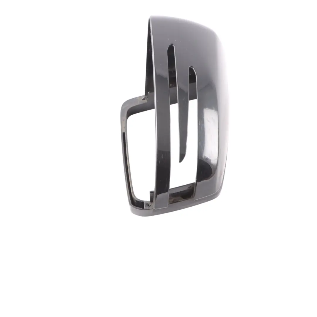 Mercedes W176 Wing Mirror Cover Cap Left N/S Housing Kosmos Black Metallic - 191 - SKU A2468110100-KB - Part number A2468110100